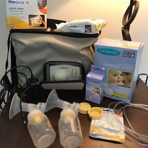Medela pump and accessories